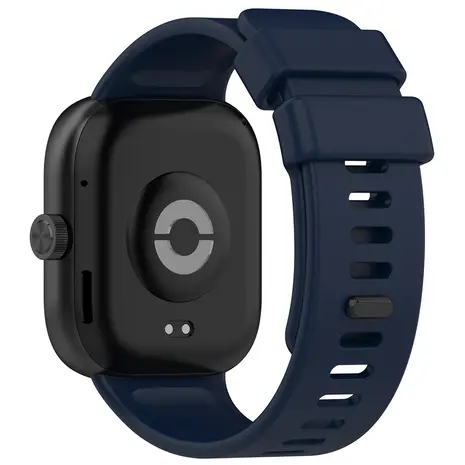 Strap-it® Strap-it Redmi Watch 4 Silikonarmband (Dunkelblau)