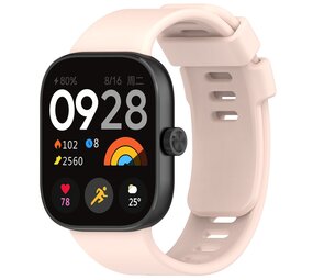 Strap-it® Redmi Watch 4 Silikonarmband (Rosa) Strap-it® Redmi Watch 4 Silikonarmband (Rosa)