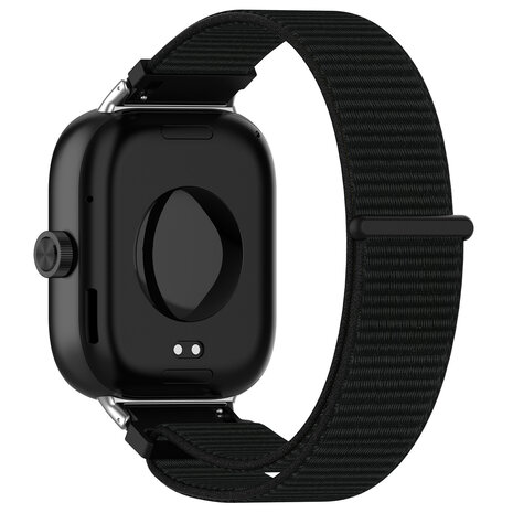 Strap-it® Strap-it Redmi Watch 4 Nylon Armband (Schwarz) Strap-it® Strap-it Redmi Watch 4 Nylon Armband (Schwarz)