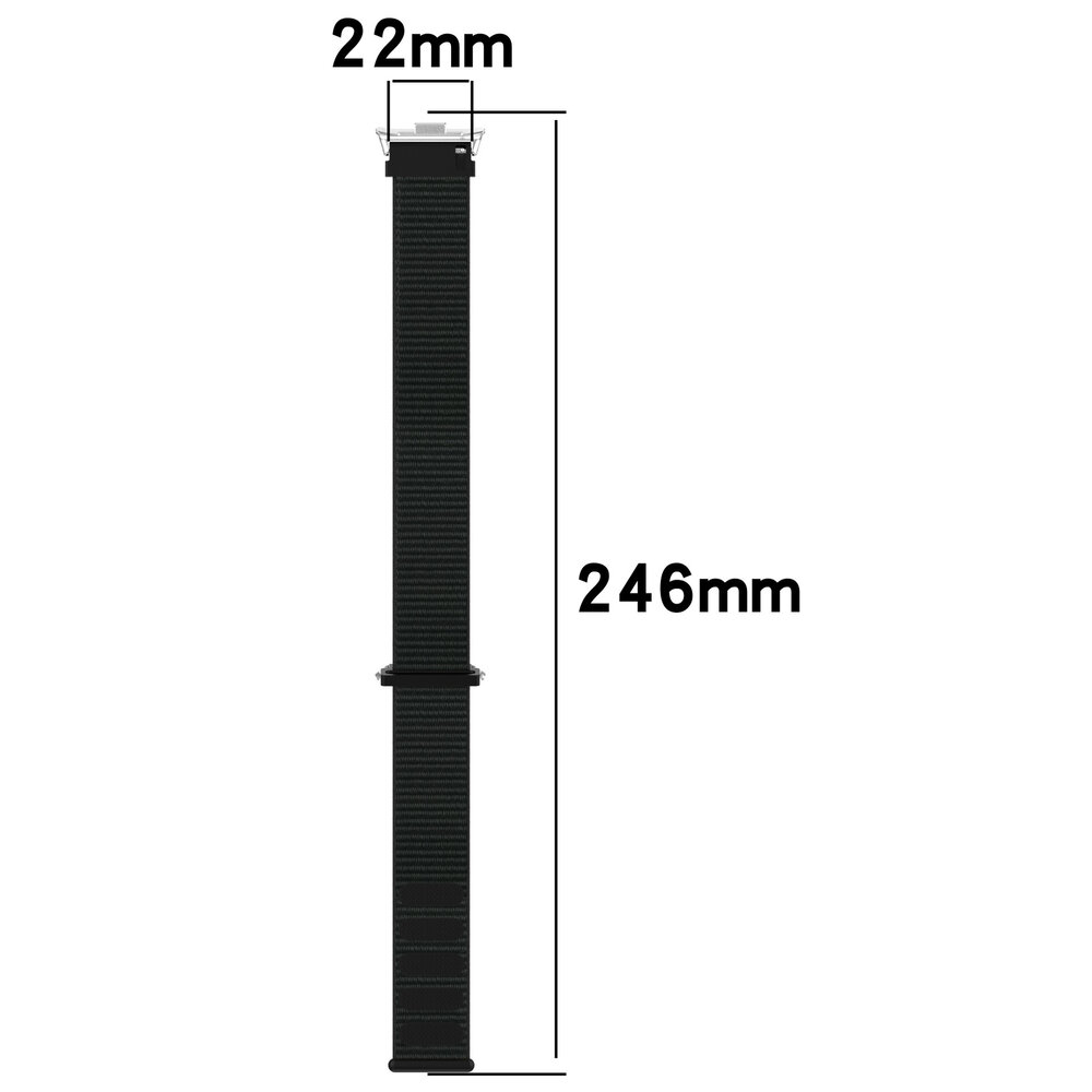Strap-it® Strap-it Redmi Watch 4 Nylon Armband (Armeegrün) Strap-it® Strap-it Redmi Watch 4 Nylon Armband (Armeegrün)