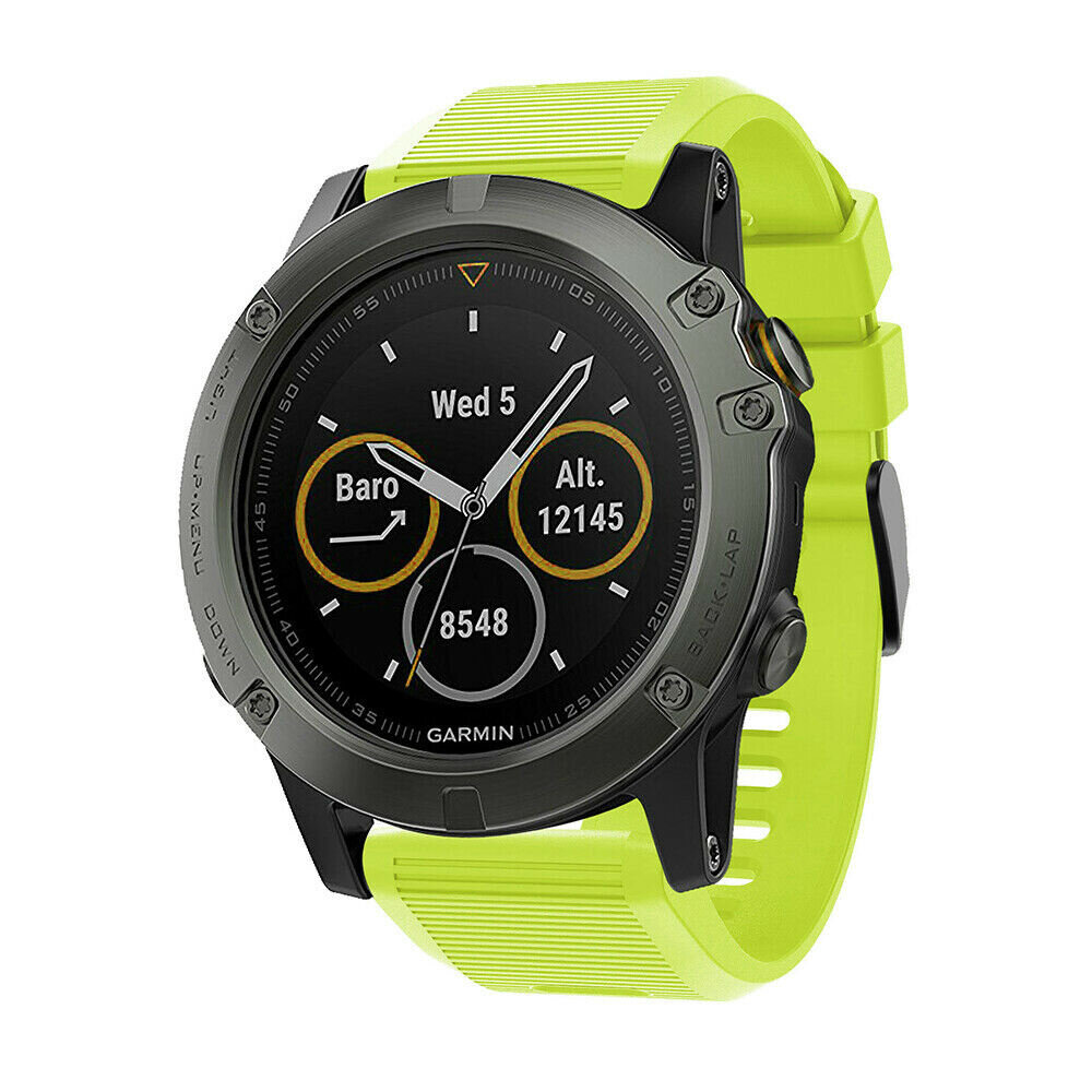 Strap-it® Strap-it Garmin Epix Pro (Gen 2) 51mm Silikonarmband (Hellgrün)