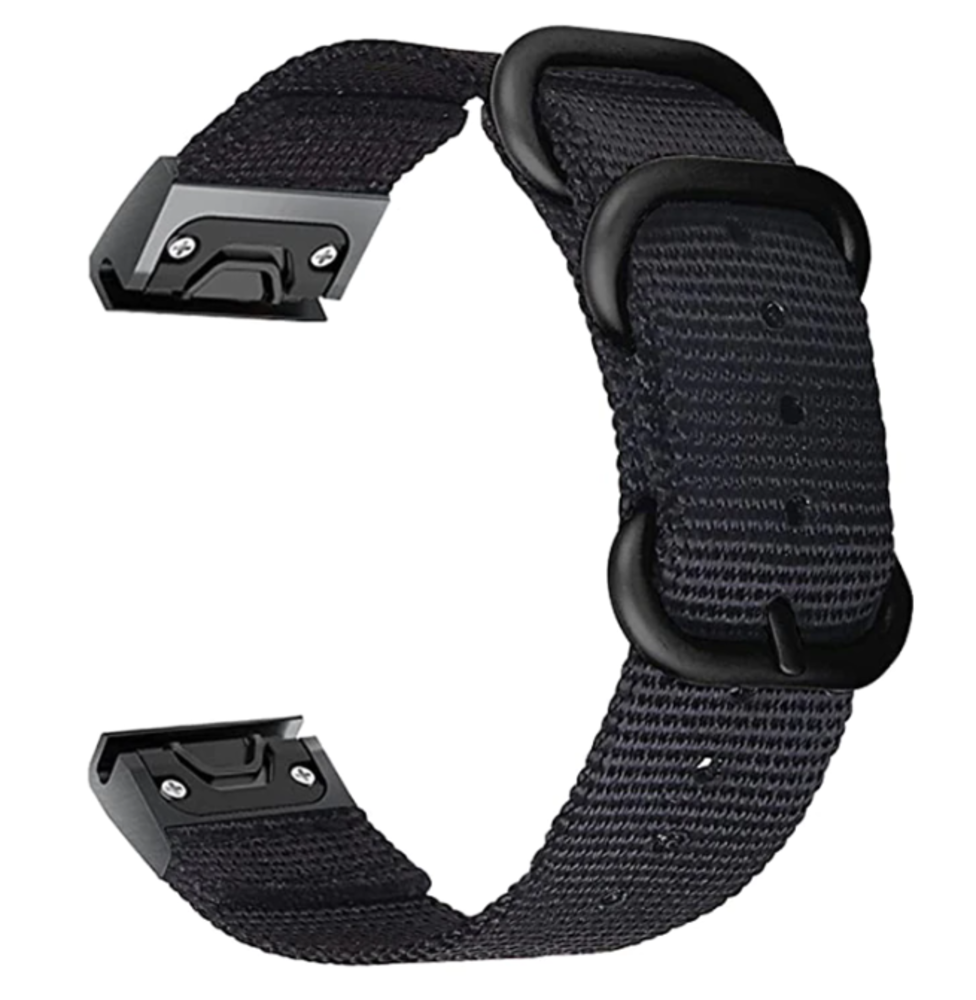 Strap-it® Strap-it Garmin Epix Pro (Gen 2) 51mm Nylonschnallenarmband (Schwarz) Strap-it® Strap-it Garmin Epix Pro (Gen 2) 51mm Nylonschnallenarmband (Schwarz)