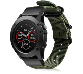 Strap-it® Garmin Epix Pro (Gen 2) 47mm Nylonschnallenarmband (Grün) Strap-it® Garmin Epix Pro (Gen 2) 47mm Nylonschnallenarmband (Grün)