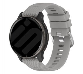 Strap-it® Garmin Forerunner 255 Silikonarmband (Hellgrau) Strap-it® Garmin Forerunner 255 Silikonarmband (Hellgrau)