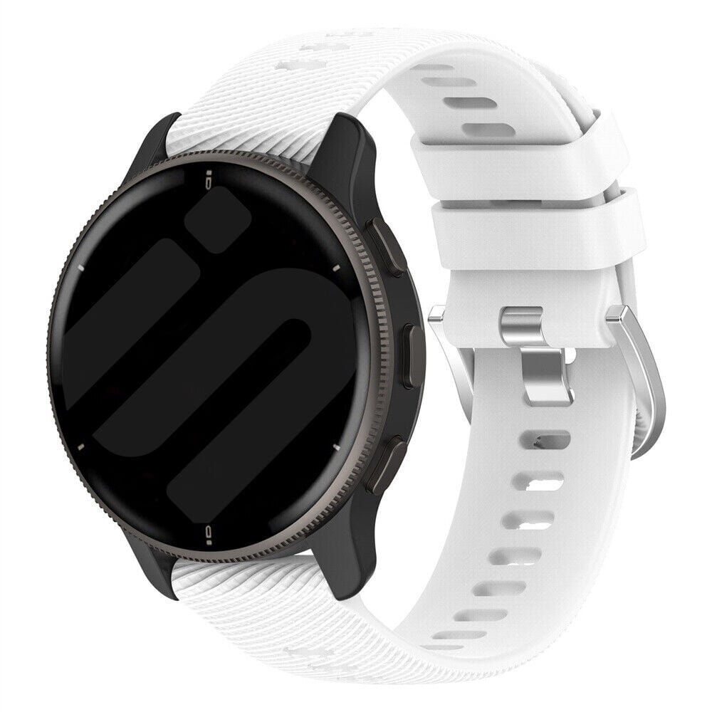 Strap-it® Strap-it Garmin Venu 3 Silikonarmband (Weiß)