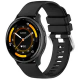 Strap-it® Garmin Venu 3 Silikon Classic Armband (Schwarz) Strap-it® Garmin Venu 3 Silikon Classic Armband (Schwarz)