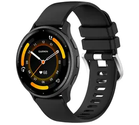 Strap-it® Garmin Venu 3 Silikon Classic Armband (Schwarz) Strap-it® Garmin Venu 3 Silikon Classic Armband (Schwarz)