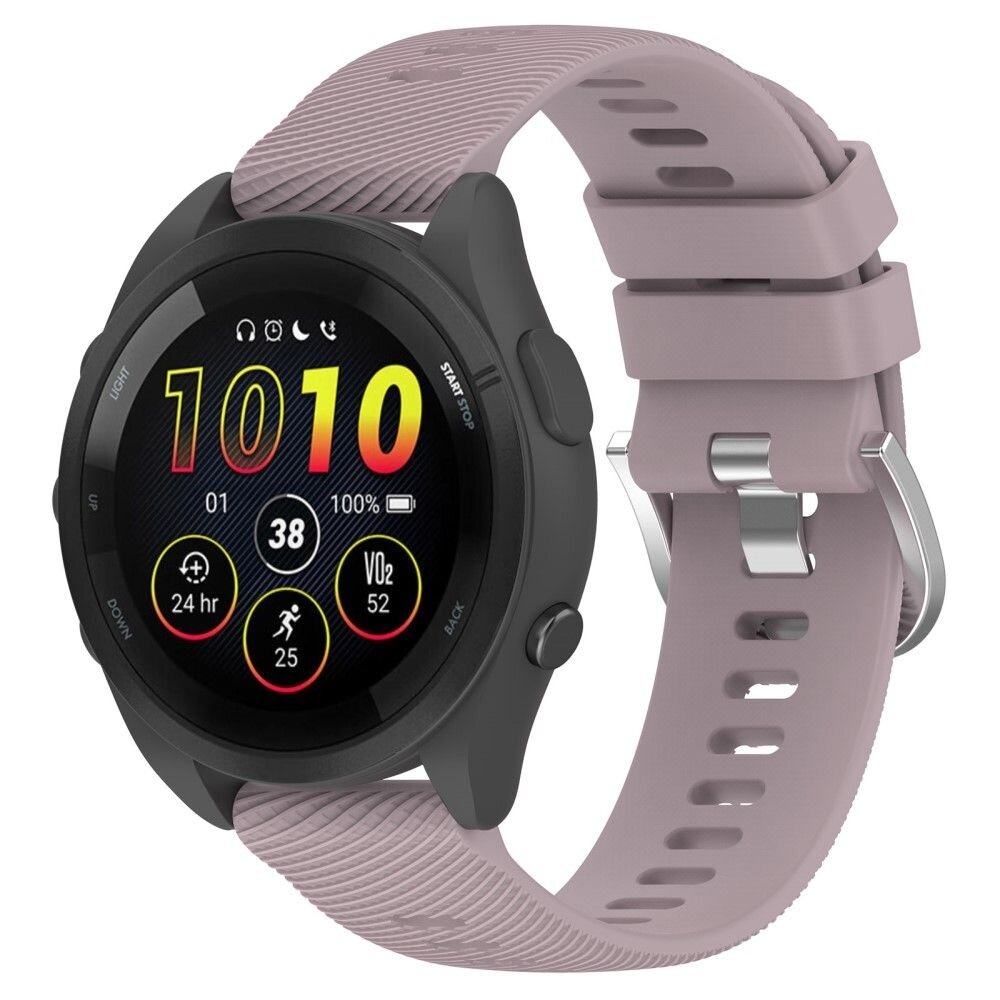 Strap-it® Strap-it Garmin Forerunner 265 Silikonarmband (Violett)