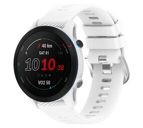 Strap-it® Garmin Forerunner 255 Silikonarmband (Weiß) Strap-it® Garmin Forerunner 255 Silikonarmband (Weiß)