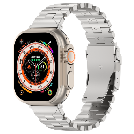 Strap-it® Strap-it Apple Watch Butterfly Titan Armband (Silber) Strap-it® Strap-it Apple Watch Butterfly Titan Armband (Silber)