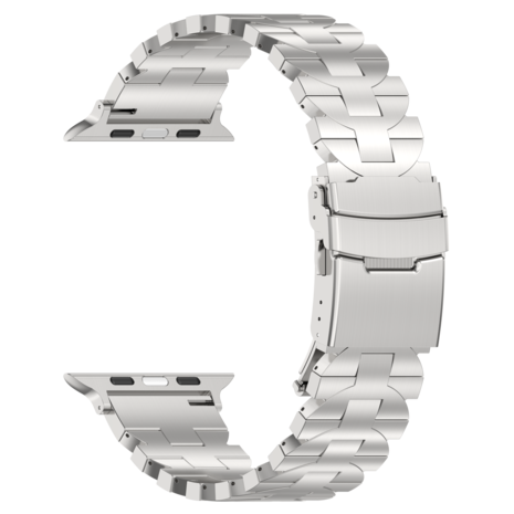 Strap-it® Strap-it Apple Watch Butterfly Titan Armband (Silber) Strap-it® Strap-it Apple Watch Butterfly Titan Armband (Silber)