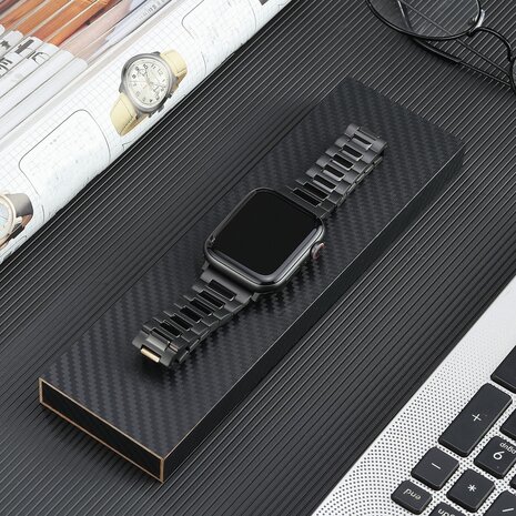 Strap-it® Strap-it Apple Watch Luxus-Titanarmband (Schwarz) Strap-it® Strap-it Apple Watch Luxus-Titanarmband (Schwarz)