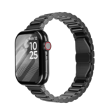 Strap-it® Apple Watch Luxus-Titanarmband (Graphit)