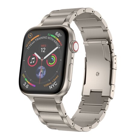 Strap-it® Strap-it Apple Watch Titanarmband (Titanium) Strap-it® Strap-it Apple Watch Titanarmband (Titanium)