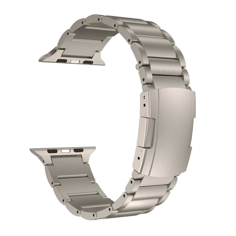 Strap-it® Strap-it Apple Watch Titanarmband (Titanium) Strap-it® Strap-it Apple Watch Titanarmband (Titanium)