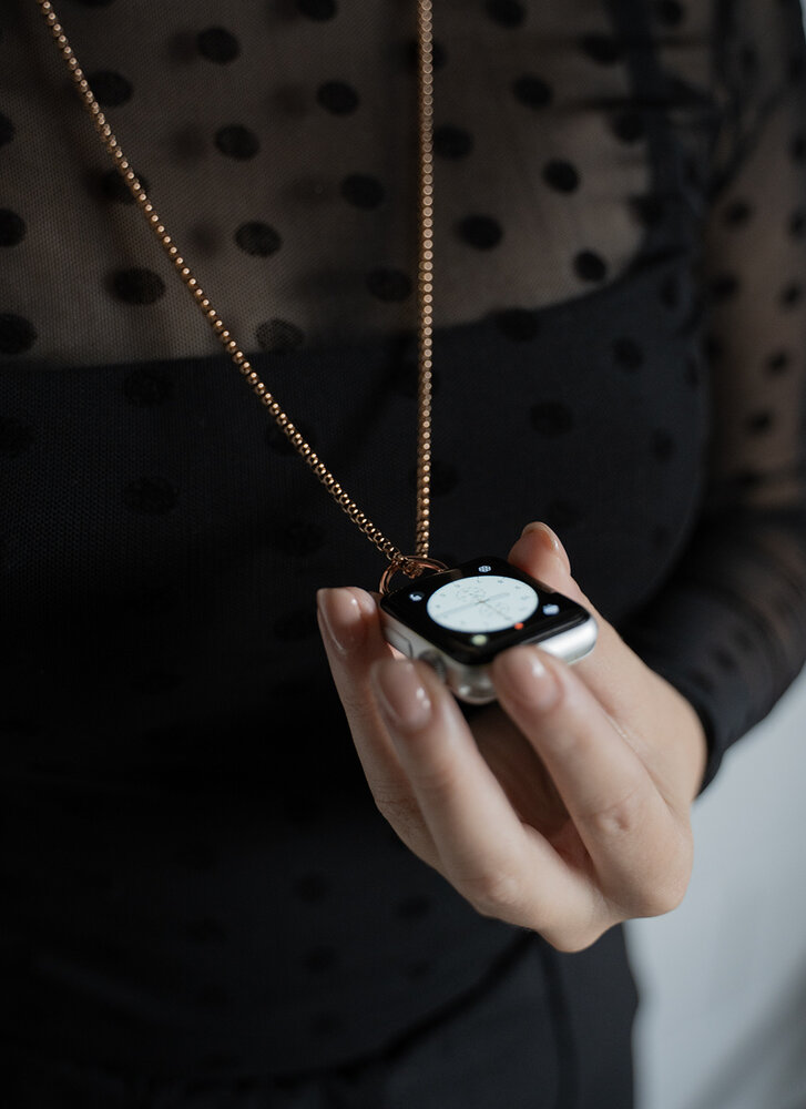 Strap-it® Strap-it Apple Watch Halskette mit Herz
