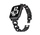 Strap-it Apple Watch Stahlkettenband (Schwarz)