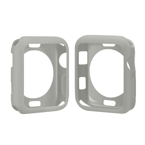 Strap-it® Strap-it Apple Watch TPU Hülle (Grau) Strap-it® Strap-it Apple Watch TPU Hülle (Grau)