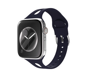 Strap-it® Apple Watch schlankes Silikonband (Dunkelblau) Strap-it® Apple Watch schlankes Silikonband (Dunkelblau)