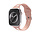 Strap-it Apple Watch schlankes Silikonband (Rosa sand)