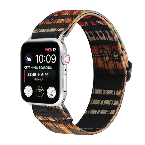 Strap-it® Strap-it Apple Watch Gummiband (Schwarzer mix)