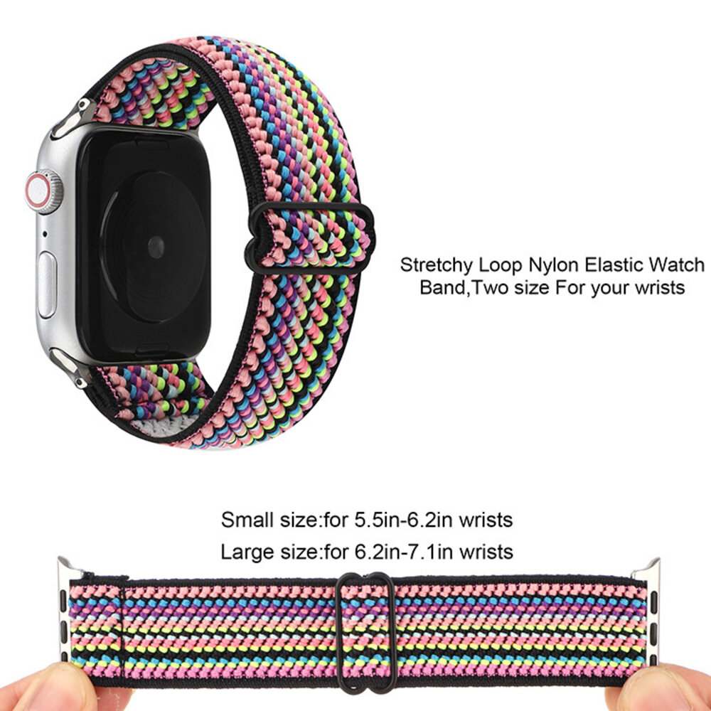 Strap-it® Strap-it Apple Watch Gummiband (farbige Streifen) Strap-it® Strap-it Apple Watch Gummiband (farbige Streifen)