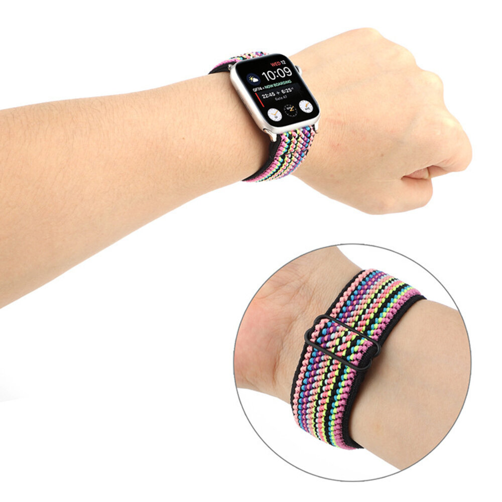 Strap-it® Strap-it Apple Watch Gummiband (farbige Streifen) Strap-it® Strap-it Apple Watch Gummiband (farbige Streifen)
