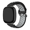 Strap-it® Strap-it Fitbit Versa 4 Sportarmband (Schwarz/Grau) Strap-it® Strap-it Fitbit Versa 4 Sportarmband (Schwarz/Grau)