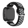 Strap-it® Strap-it Fitbit Versa 4 Sportarmband (Schwarz/Grau) Strap-it® Strap-it Fitbit Versa 4 Sportarmband (Schwarz/Grau)
