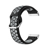 Strap-it® Strap-it Fitbit Versa 4 Sportarmband (Schwarz/Grau) Strap-it® Strap-it Fitbit Versa 4 Sportarmband (Schwarz/Grau)
