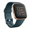 Strap-it® Strap-it Fitbit Versa / Versa 2 Armband Silikon (Graublau) Strap-it® Strap-it Fitbit Versa / Versa 2 Armband Silikon (Graublau)
