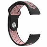Strap-it® Strap-it Fitbit Versa / Versa 2 Sportarmband (Schwarz/Rosa) Strap-it® Strap-it Fitbit Versa / Versa 2 Sportarmband (Schwarz/Rosa)