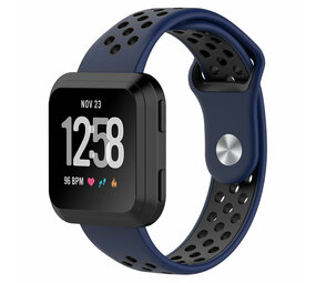 Strap-it® Fitbit Versa / Versa 2 Sportarmband (Dunkelblau/Schwarz) Strap-it® Fitbit Versa / Versa 2 Sportarmband (Dunkelblau/Schwarz)