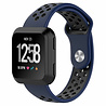 Strap-it® Strap-it Fitbit Versa / Versa 2 Sportarmband (Dunkelblau/Schwarz) Strap-it® Strap-it Fitbit Versa / Versa 2 Sportarmband (Dunkelblau/Schwarz)