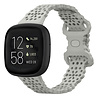 Strap-it® Strap-it Fitbit Versa 3 Silikonarmband mit Muster (Grau) Strap-it® Strap-it Fitbit Versa 3 Silikonarmband mit Muster (Grau)