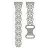 Strap-it® Strap-it Fitbit Versa 3 Silikonarmband mit Muster (Grau) Strap-it® Strap-it Fitbit Versa 3 Silikonarmband mit Muster (Grau)