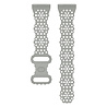 Strap-it® Strap-it Fitbit Versa 3 Silikonarmband mit Muster (Grau) Strap-it® Strap-it Fitbit Versa 3 Silikonarmband mit Muster (Grau)