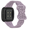 Strap-it® Strap-it Fitbit Versa 3 Silikonarmband mit Muster (Lila) Strap-it® Strap-it Fitbit Versa 3 Silikonarmband mit Muster (Lila)