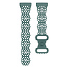 Strap-it® Strap-it Fitbit Versa 3 Silikonarmband mit Muster (Grün) Strap-it® Strap-it Fitbit Versa 3 Silikonarmband mit Muster (Grün)