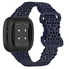 Strap-it® Strap-it Fitbit Versa 3 Silikonarmband mit Muster (Dunkelblau) Strap-it® Strap-it Fitbit Versa 3 Silikonarmband mit Muster (Dunkelblau)