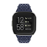 Strap-it® Strap-it Fitbit Versa 3 Silikonarmband mit Muster (Dunkelblau) Strap-it® Strap-it Fitbit Versa 3 Silikonarmband mit Muster (Dunkelblau)