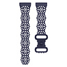 Strap-it® Strap-it Fitbit Versa 3 Silikonarmband mit Muster (Dunkelblau) Strap-it® Strap-it Fitbit Versa 3 Silikonarmband mit Muster (Dunkelblau)
