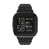Strap-it® Strap-it Fitbit Versa 3 Silikonarmband mit Muster (Schwarz) Strap-it® Strap-it Fitbit Versa 3 Silikonarmband mit Muster (Schwarz)