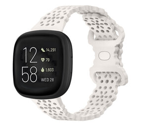 Strap-it® Fitbit Versa 3 Silikonarmband mit Muster (Rosa sand) Strap-it® Fitbit Versa 3 Silikonarmband mit Muster (Rosa sand)