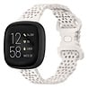 Strap-it® Strap-it Fitbit Versa 3 Silikonarmband mit Muster (Rosa sand) Strap-it® Strap-it Fitbit Versa 3 Silikonarmband mit Muster (Rosa sand)