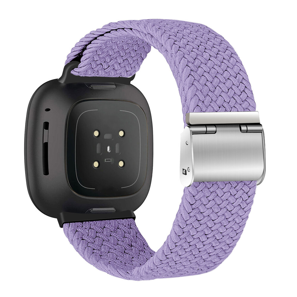 Strap-it® Strap-it Fitbit Versa 3 verstellbares geflochtenes Armband (Lila) Strap-it® Strap-it Fitbit Versa 3 verstellbares geflochtenes Armband (Lila)