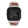 Strap-it® Strap-it Fitbit Versa 3 Scrunchie Armband (Beige mit Perlen) Strap-it® Strap-it Fitbit Versa 3 Scrunchie Armband (Beige mit Perlen)