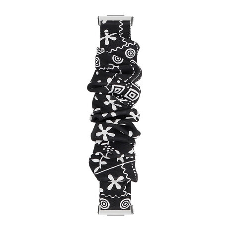 Strap-it® Strap-it Fitbit Versa 3 Scrunchie Armband (Schwarz Mix) Strap-it® Strap-it Fitbit Versa 3 Scrunchie Armband (Schwarz Mix)