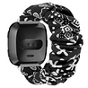 Strap-it® Strap-it Fitbit Versa / Versa 2 Scrunchie Armband (Schwarz Mix) Strap-it® Strap-it Fitbit Versa / Versa 2 Scrunchie Armband (Schwarz Mix)
