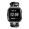 Strap-it® Strap-it Fitbit Versa / Versa 2 Scrunchie Armband (Schwarz Mix) Strap-it® Strap-it Fitbit Versa / Versa 2 Scrunchie Armband (Schwarz Mix)
